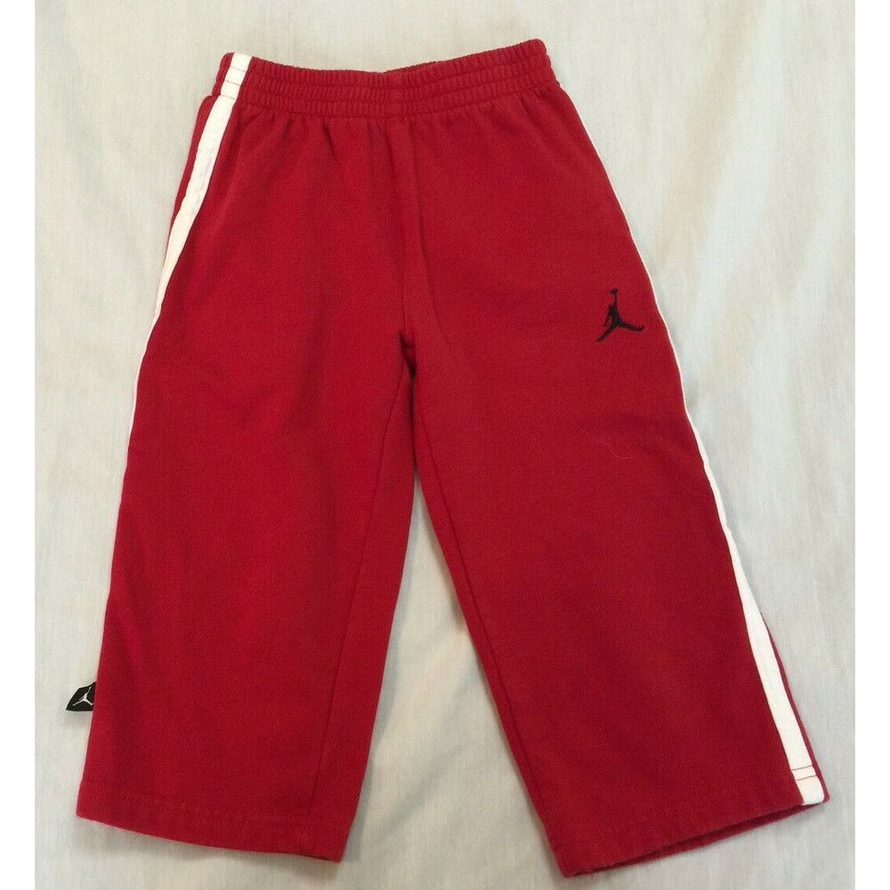 JORDAN SWEAT PANTS 24 MONTHS RED